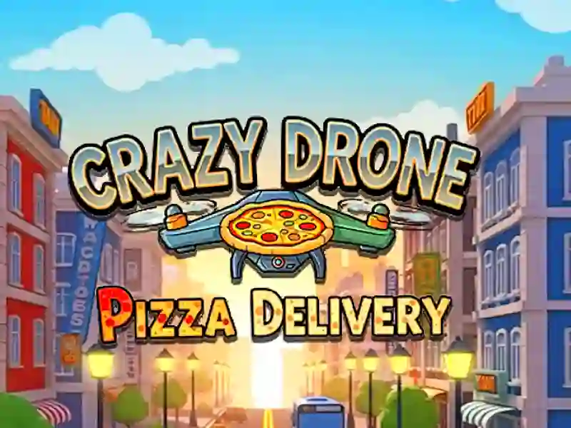 Spiel Verrückter Drohnen-Pizza-Lieferservice Online