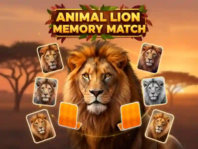 Spiel Tier-Löwen-Memory-Match Online