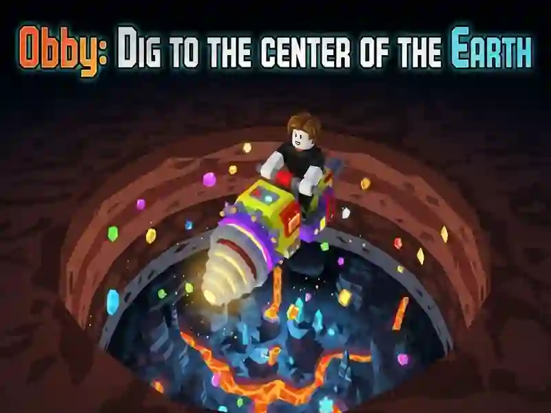 Spiel Obby: Graben Sie bis zum Mittelpunkt der Erde Online Spiel Obby: Graben Sie bis zum Mittelpunkt der Erde Online