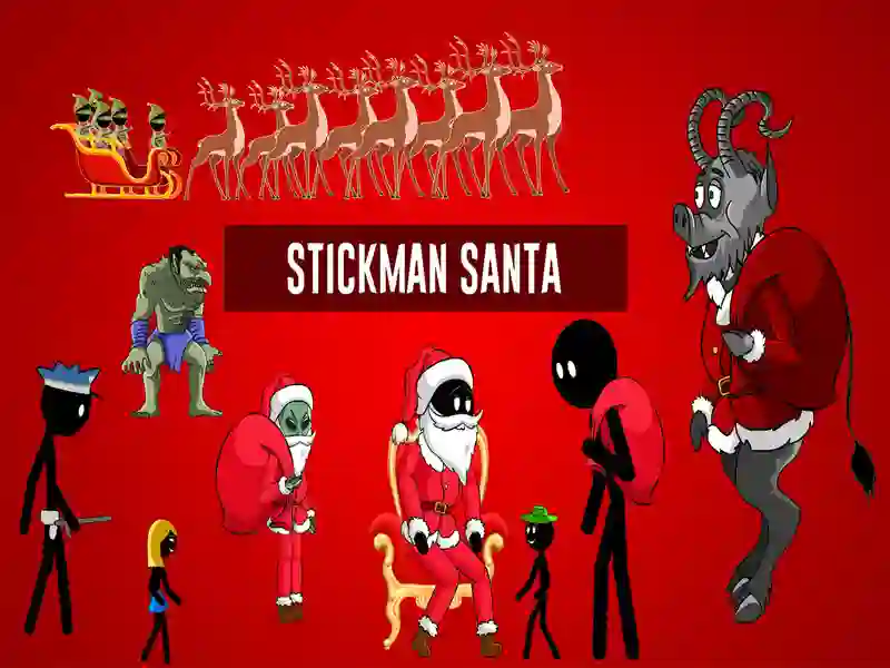 Spiel Stickman Santa Online