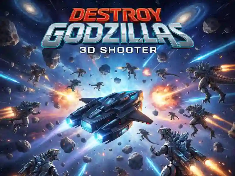 Spiel Zerstöre Godzillas: 3D-Shooter Online