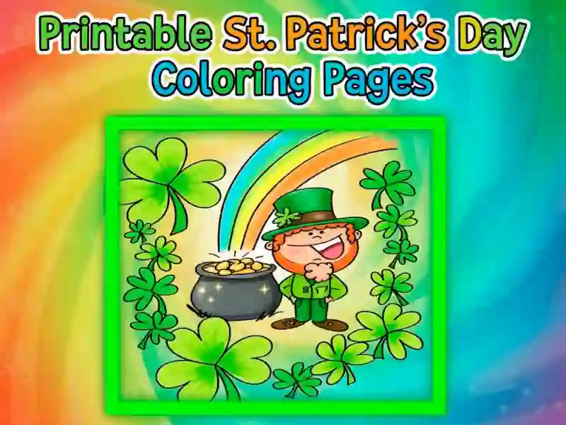 Spiel Ausdruckbare Malvorlagen zum St. Patrick's Day Online