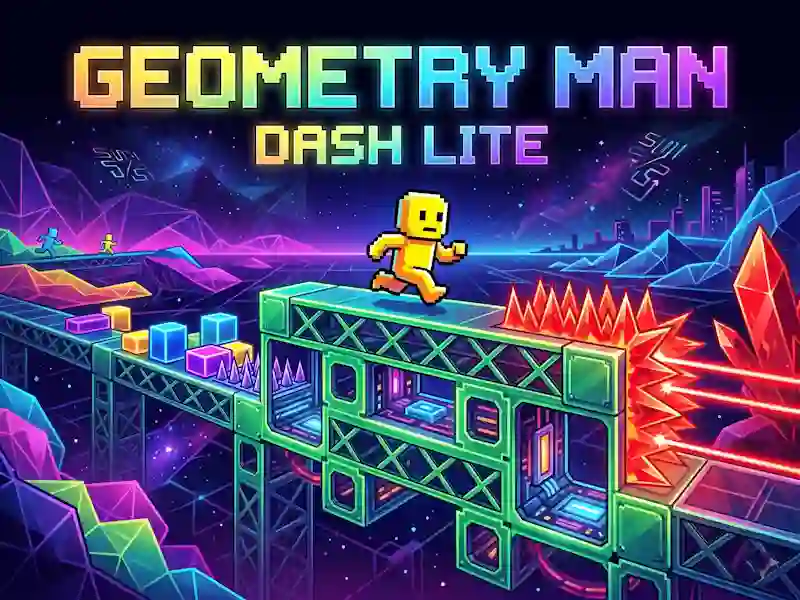 Spiel Geometry Man Dash Lite Online