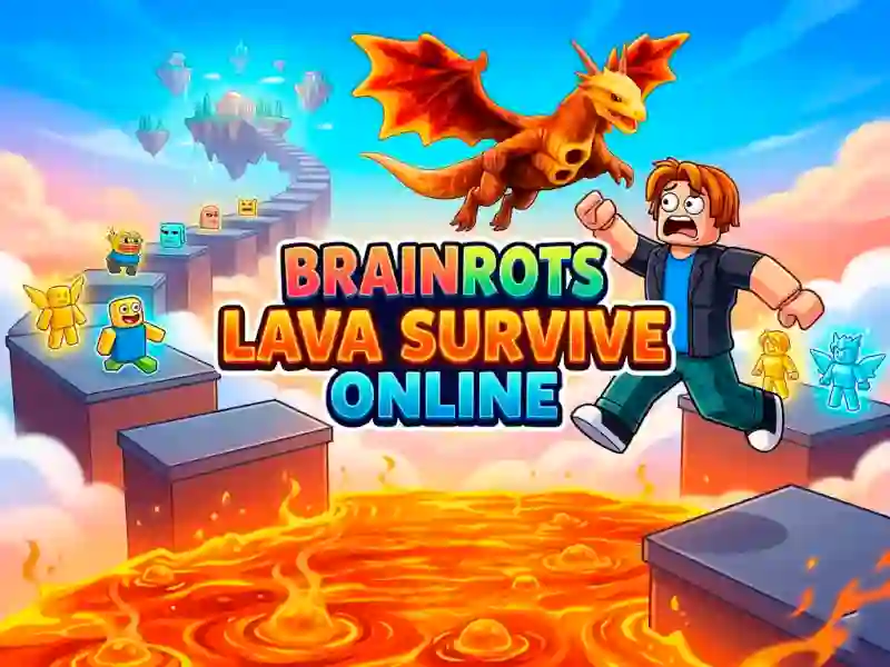 Spiel Brainrots Lava Survive Online Online