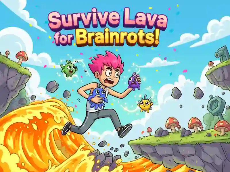 Spiel Überlebe Lava für Brainrots! Online