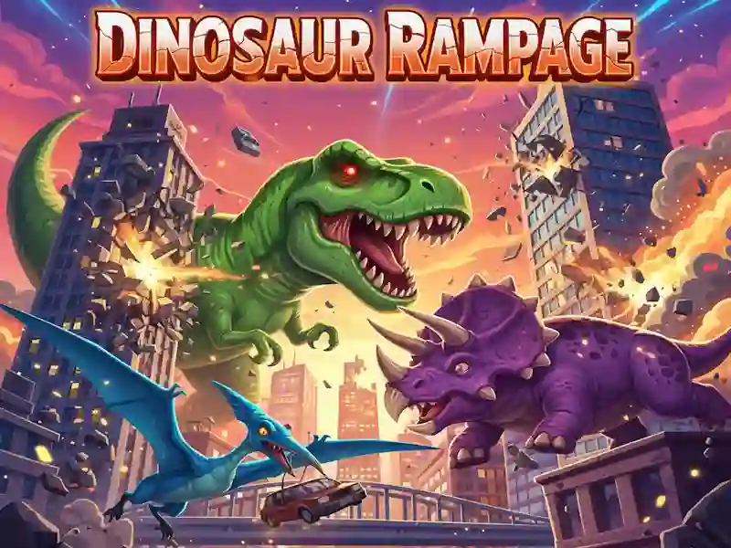 Spiel Dinosaurier-Amoklauf Online