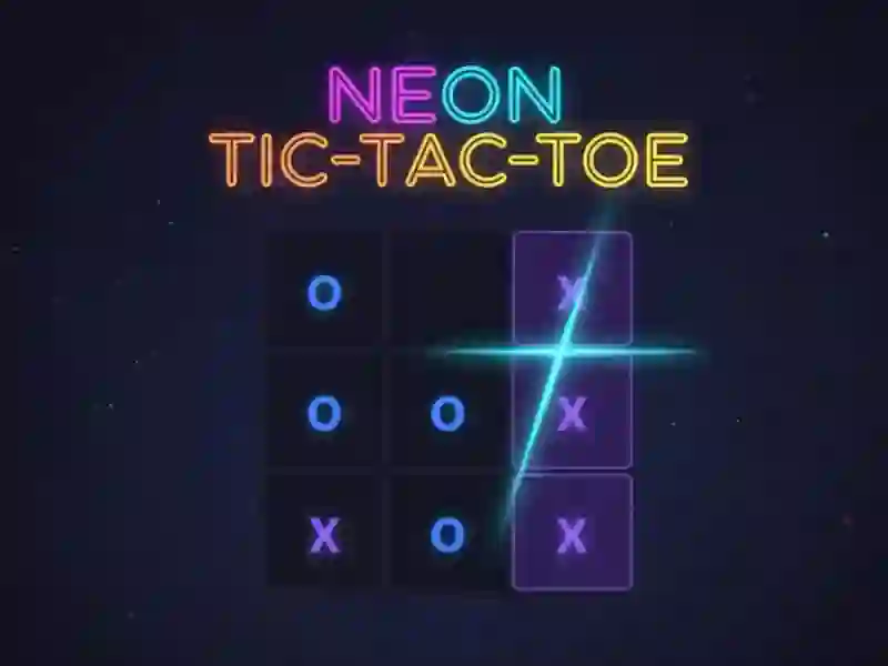 Spiel Neon Tic-Tac-Toe Online
