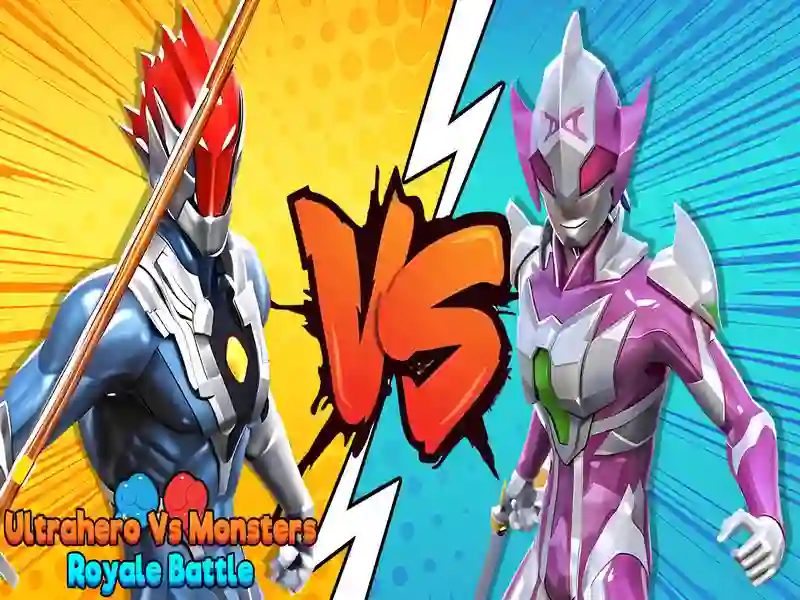 Spiel Ultrahero gegen Monsters Royale Battle Online