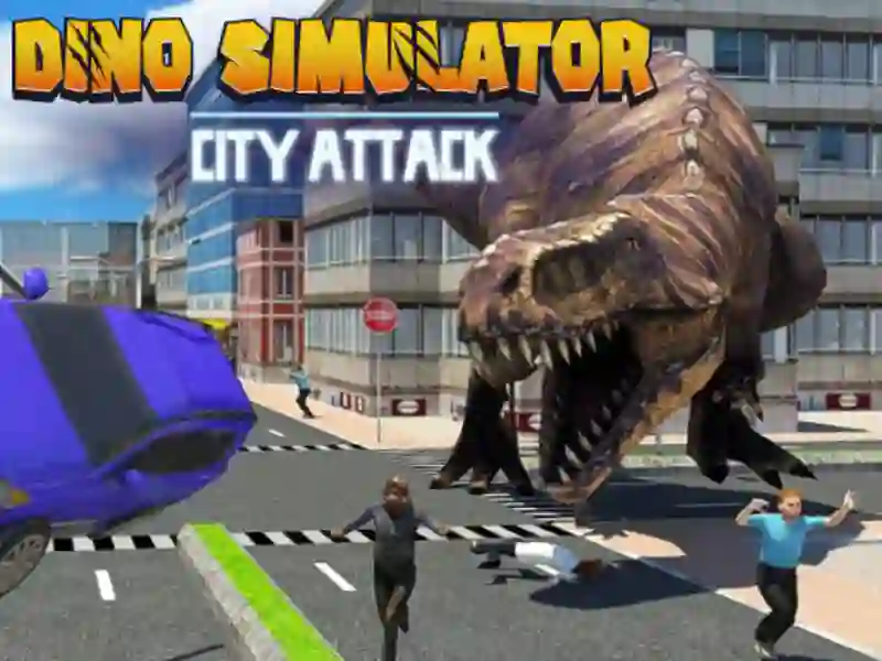 Spiel Dino Simulator City Angriff Online