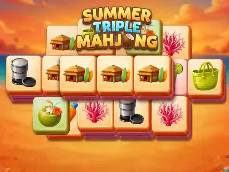 Spiel Summer Triple Mahjong Online