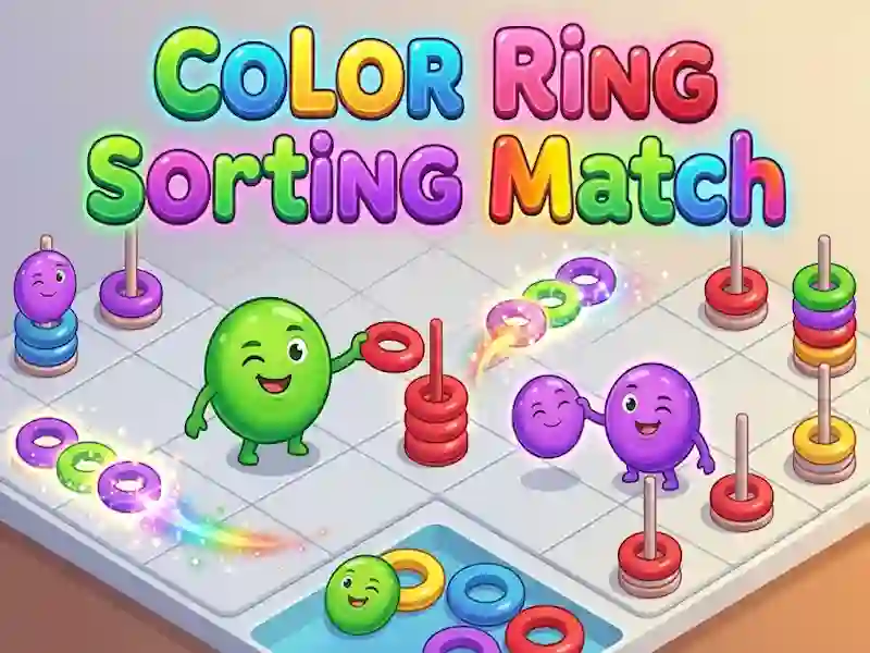 Spiel Color Ring Sorting Match Online