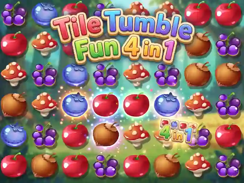 Spiel Tile Tumble Fun 4 in 1 Online