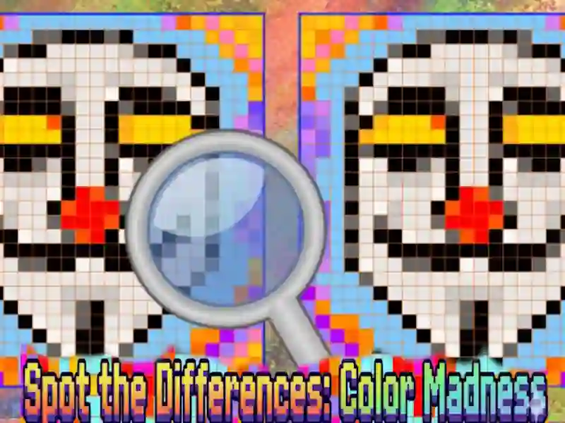 Spiel Spot the Differences Color Madness Online
