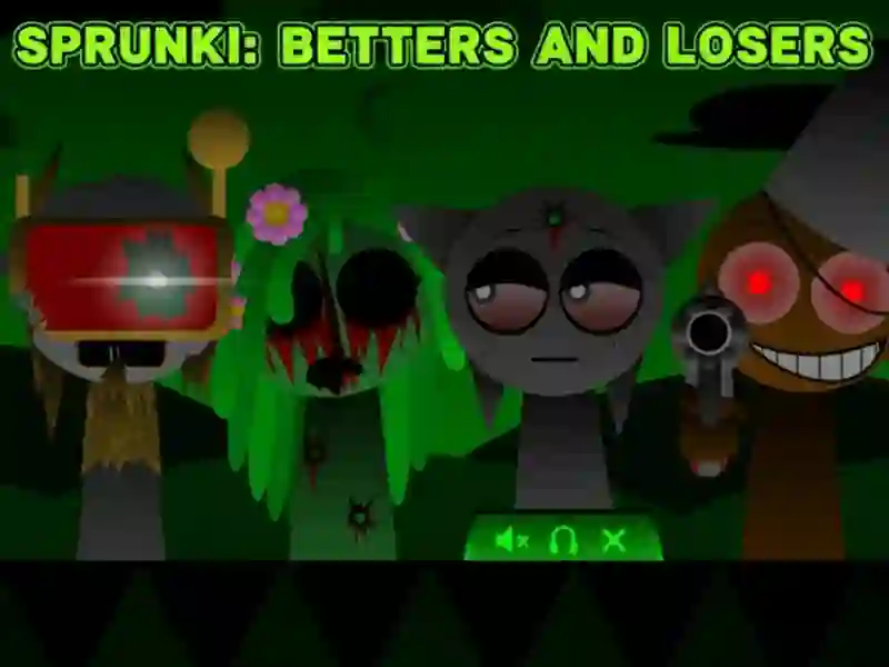 Spiel Sprunki: Besser und Verlierer Online