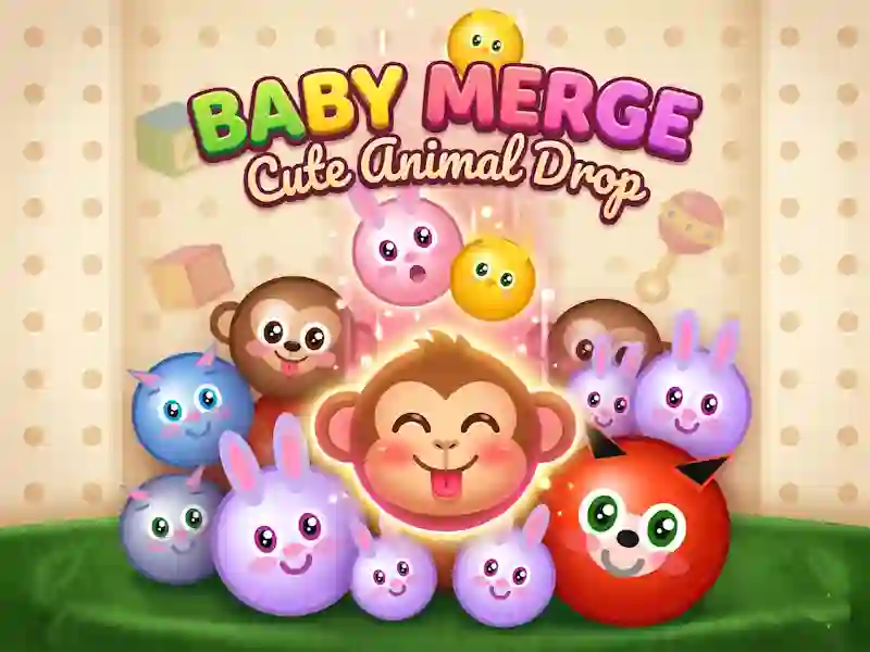 Spiel Baby Merge Cute animal drop Online
