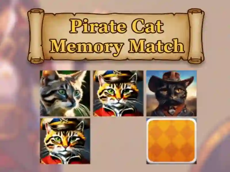 Spiel Piratenkatzen-Memory-Match Online