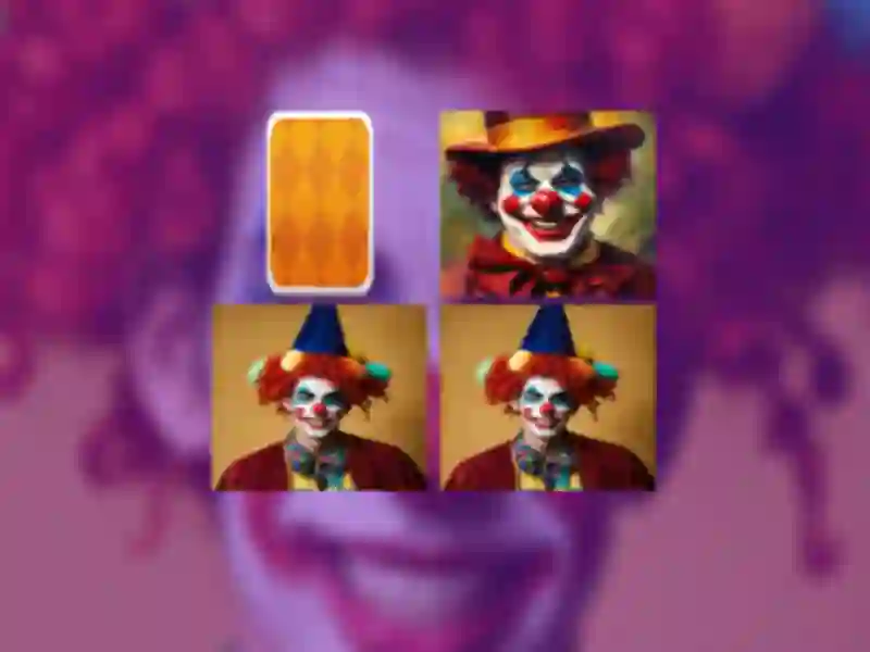 Spiel Clown Memory Match Online