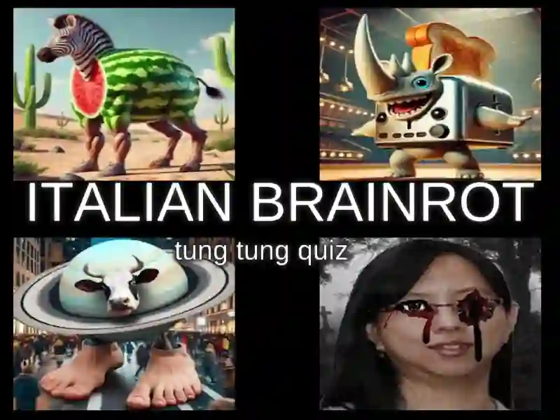 Spiel Italienisch Brainrot Tung Tung Quiz Online