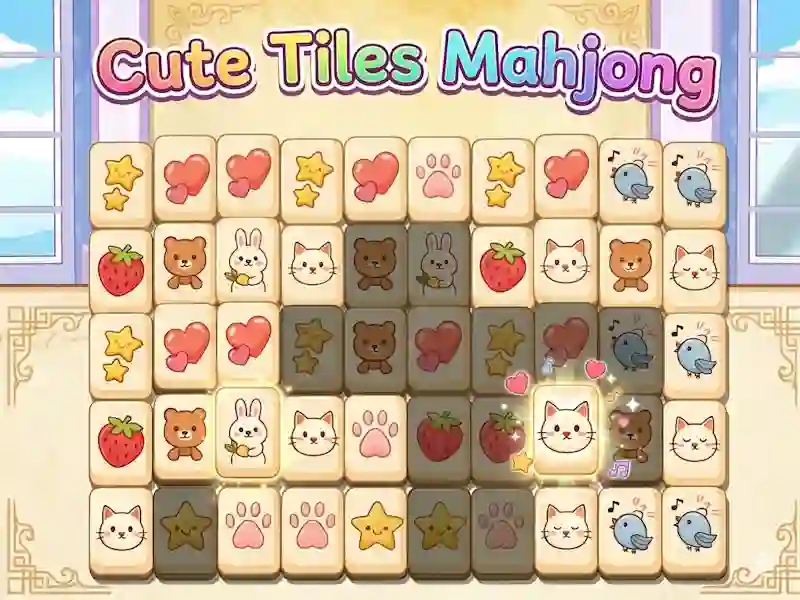 Spiel Cute Tiles Mahjong Online