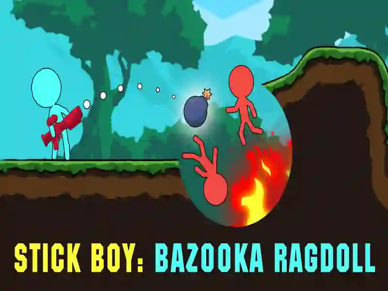 Spiel Stick Boy: Bazooka Ragdoll Online