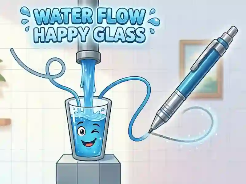 Spiel Water Flow Happy Glass Online