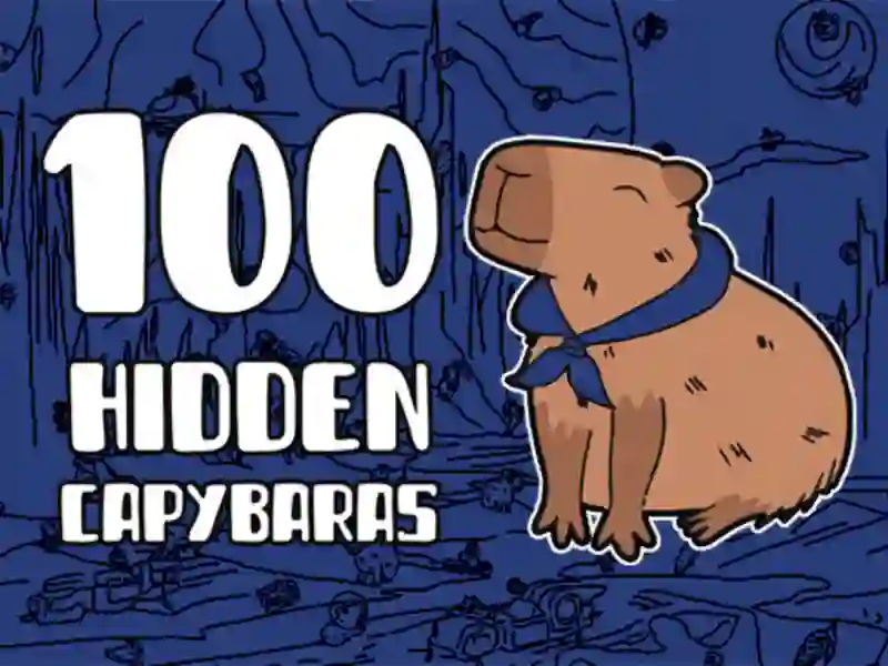 Spiel 100 versteckte Capybaras Online