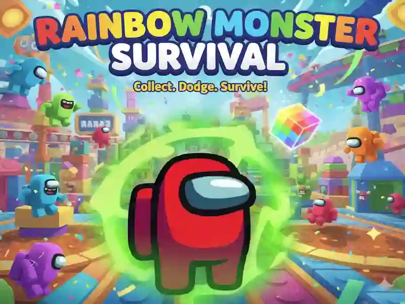 Spiel Überleben des Regenbogenmonsters Online