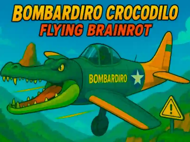 Spiel Bombardiro Crocodilo Flying Brainrot Online