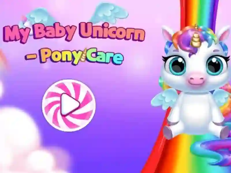 Spiel Meine Baby-Einhorn-Ponypflege Online
