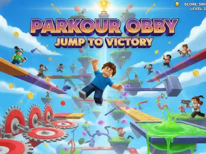 Spiel Parkour Obby Jump zum Sieg Online