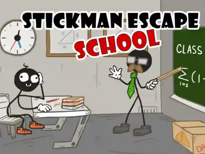 Spiel Stickman Escape School Online