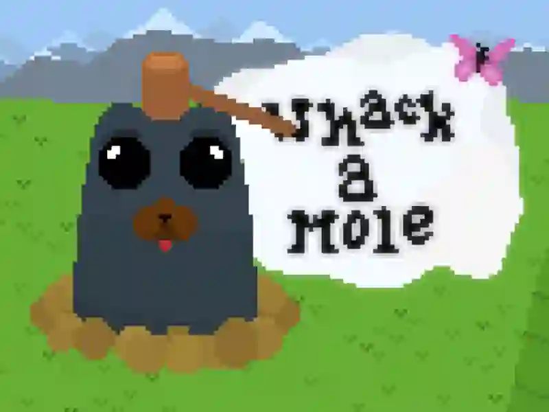 Spiel Schlag eine Mole-Pixel-Version Online