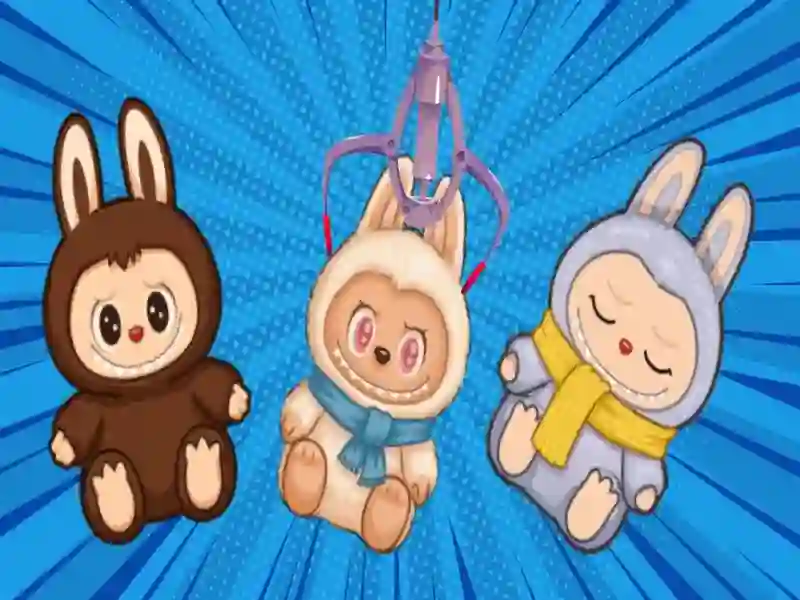 Spiel Klaue und verschmelze den Labubu-Tropfen Online