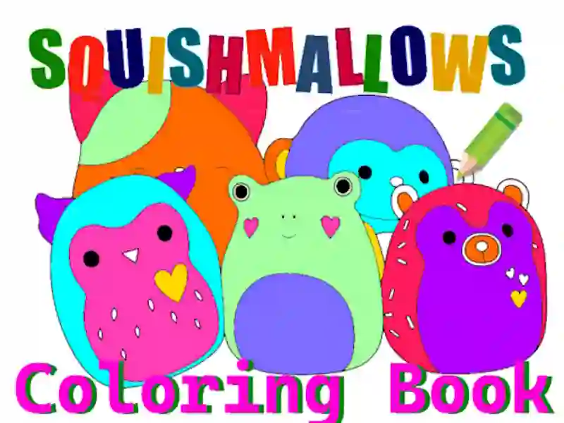 Spiel Squishmallow Malbuch Online