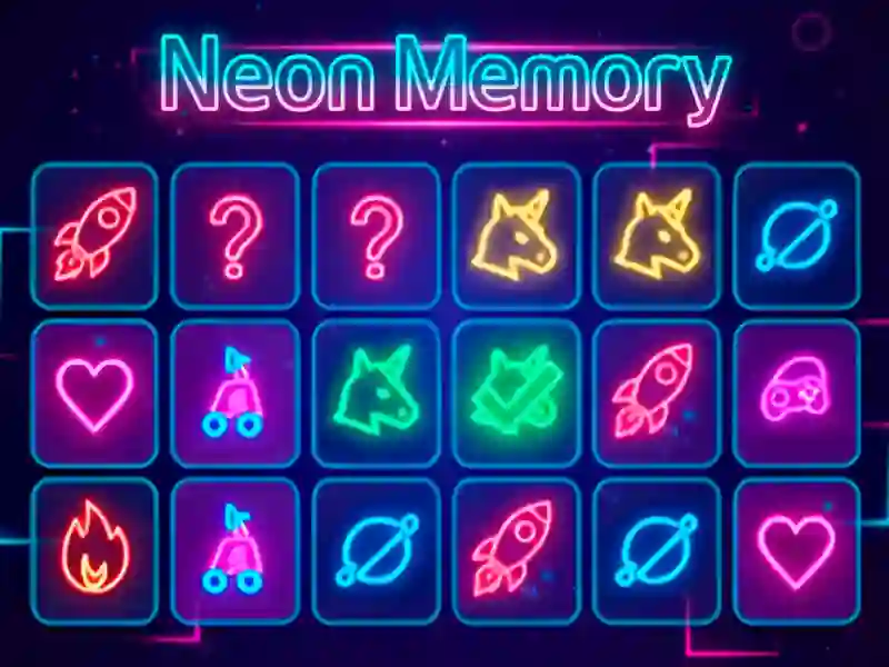 Spiel Neon-Erinnerung Online