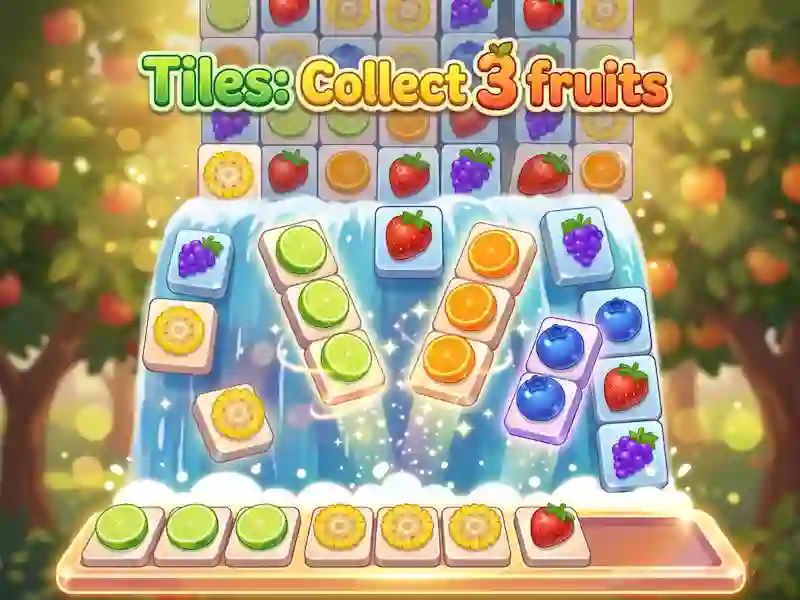 Spiel Tiles: Collect 3 fruits Online