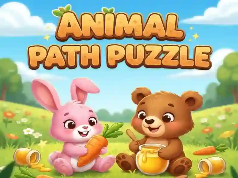 Spiel Tierpfad-Puzzle Online