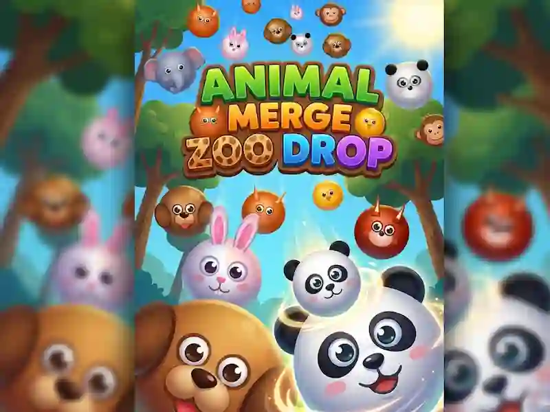 Spiel Animal Merge Zoo Drop Online