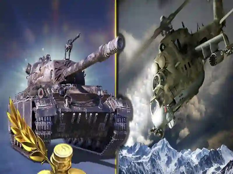 Spiel Kriegsstrategie. Panzer und Hubschrauber Online