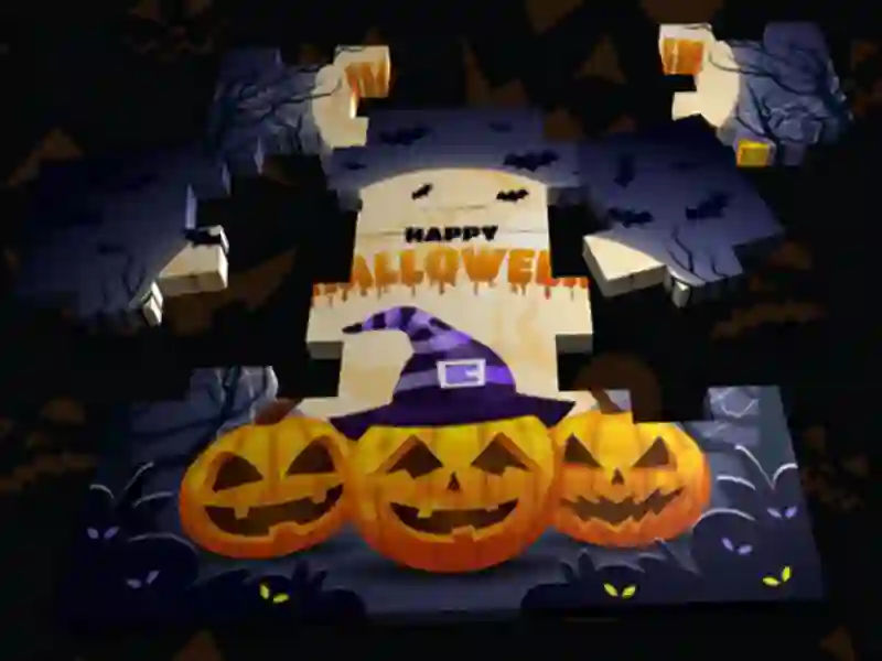 Spiel 3D-Halloween-Puzzle Online Spiel 3D-Halloween-Puzzle Online