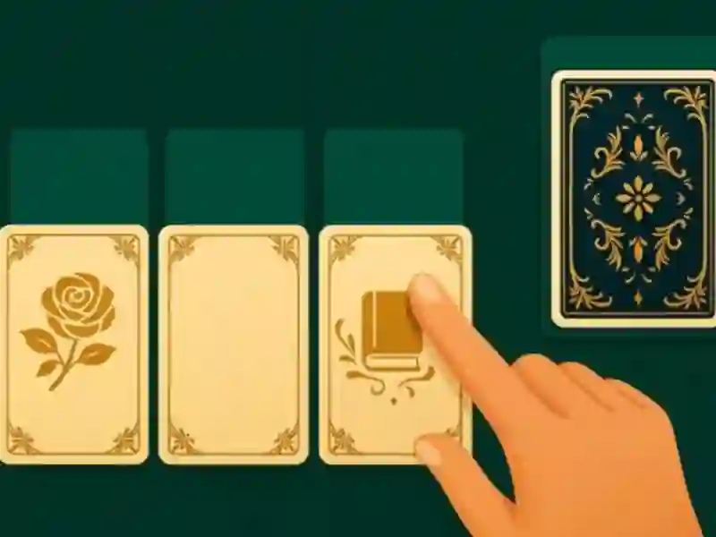 Spiel Solitär. Kartensortierung Online