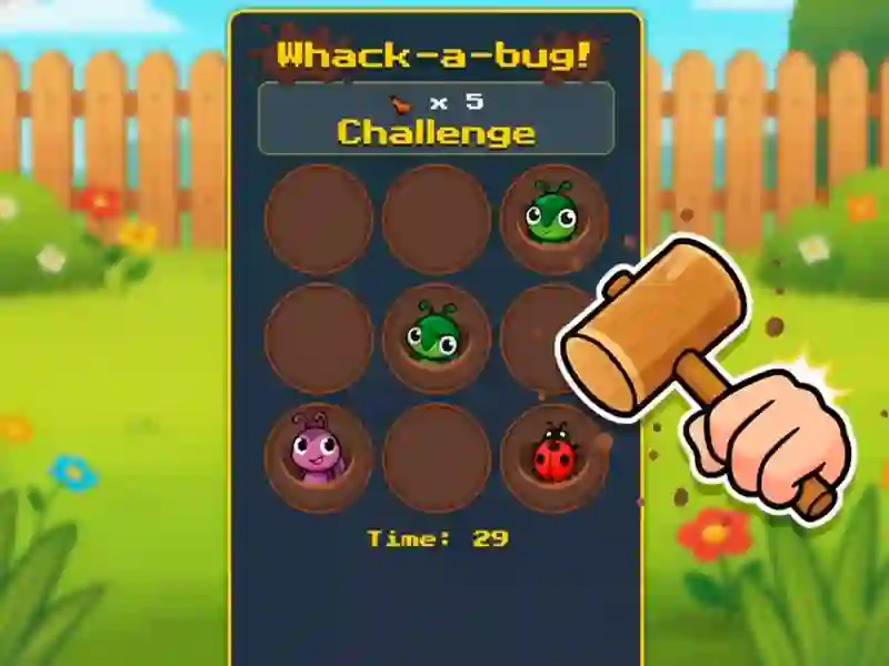 Spiel Whack A Bug Challenge Online