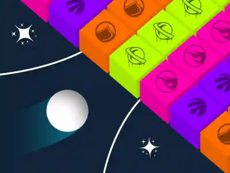 Spiel Rollendes Farbballspiel Online