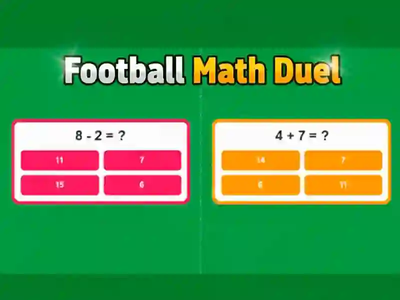 Spiel Fußball-Mathe-Duell Online