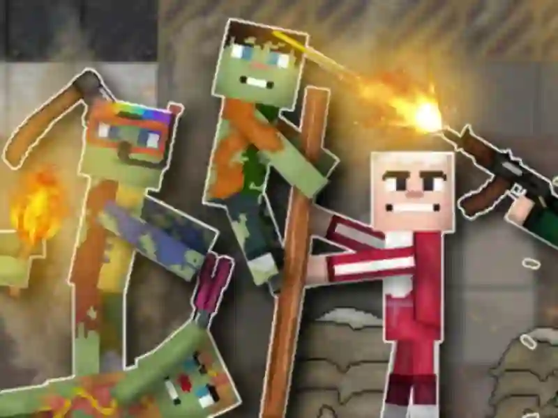 Spiel Menschen gegen Zombies: Sandbox Online