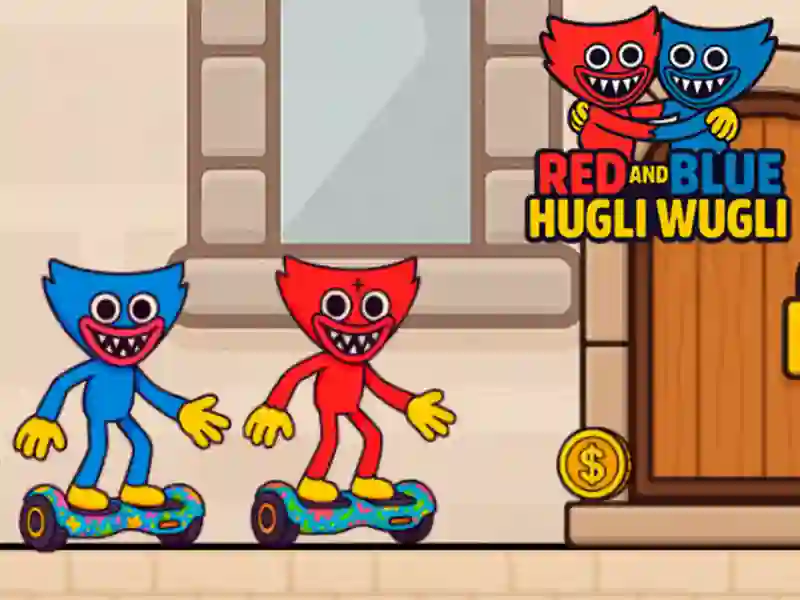 Spiel Rot und blau Hugli Wugli Online