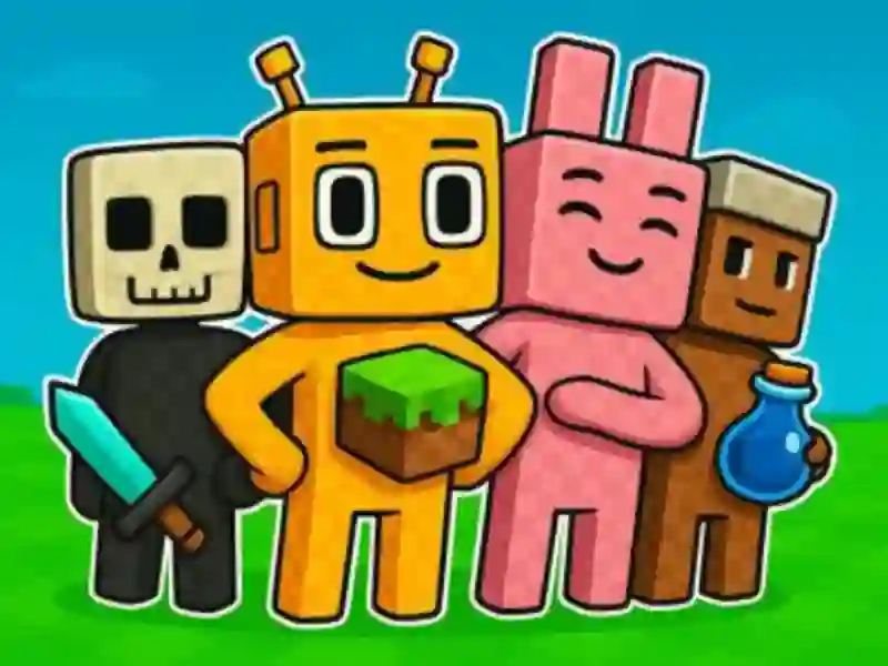 Spiel Sprunki Craft- Sandbox 3D Online