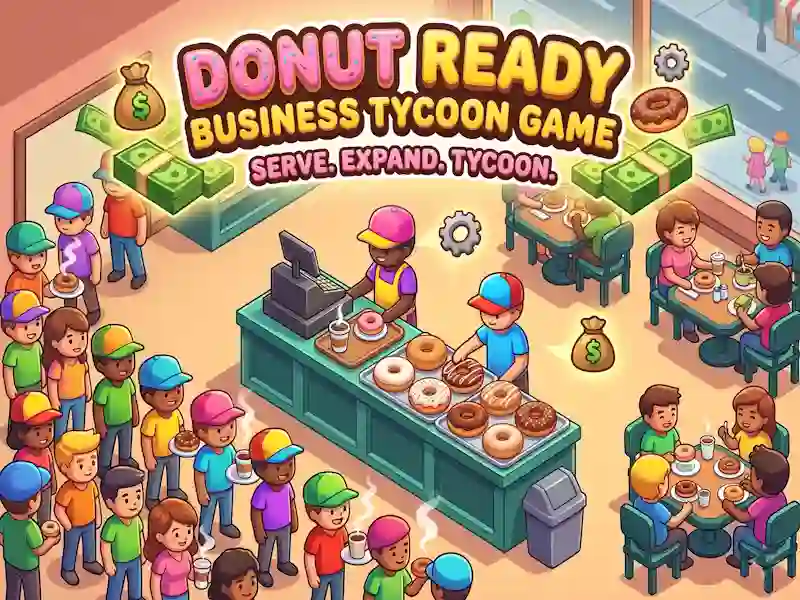 Spiel Donut Ready Business Tycoon Game Online