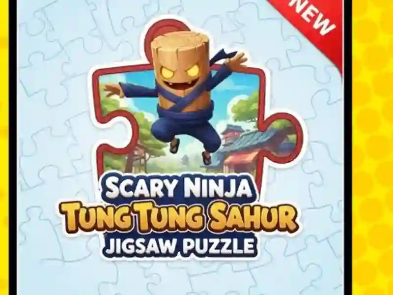 Spiel Beängstigendes Ninja Tung Tung Sahur Jigsaw Puzzle Online