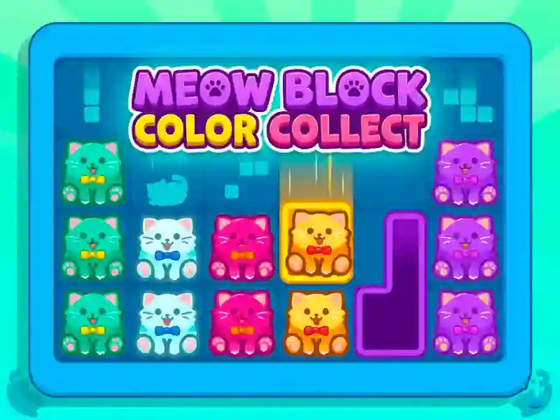 Spiel Meow Block Color Collect Online